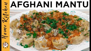 Afghani Mantu Recipe  Perfect Recipe of DumplingsMomosMantoo  by Home Kitchen HK [upl. by Nnaeoj]