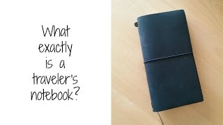 What exactly is a travelers notebook [upl. by Pasia]