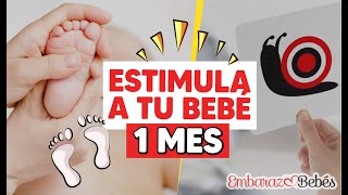 ✨👣 Ejercicios para ESTIMULAR a BEBÉS de 1 Mes [upl. by Enois800]