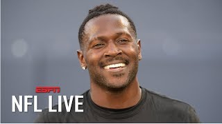 Antonio Brown will play for the Raiders in Week 1 Jon Gruden says  NFL Live [upl. by Banna616]