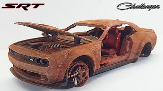 Abandoned SRT Challenger Restoration  Full Restoration of a Forgotten Muscle Car carrestoration [upl. by Zelazny751]