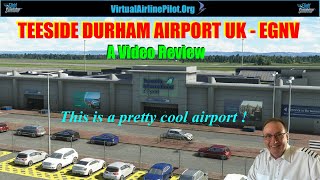 MSFS2020  TEESIDE INTERNATIONAL AIRPORT DARLINGTON UK  THI IS A PRETTY COOL AIRPORT SCENERY [upl. by Notreve]