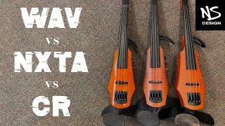 NS Design Violin Comparison WAV vs NXTa vs CR [upl. by Hallette966]