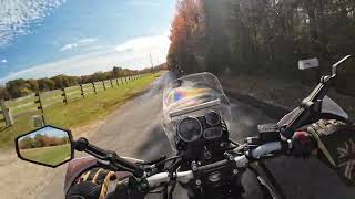 Short ride on a 2021 Royal Enfield Himalayan [upl. by Llirret]