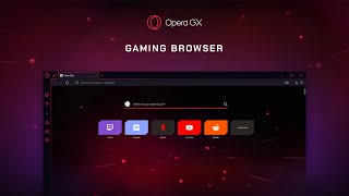 Opera GX GAMING BROWSER  Opera for Computers  Opera [upl. by Ytisahcal]