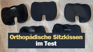 Orthopädisches Sitzkissen im Test Wer ist der Testsieger Feela Bonmedico [upl. by Marti]