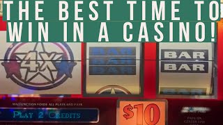 The Absolute BEST Time To Win In The Casino To Take Your Profits And RUN Every Time [upl. by Doolittle613]