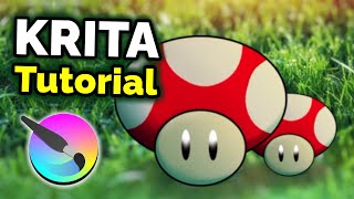 How to Use KRITA  Digital Art Tutorial for Beginners [upl. by Aniad176]