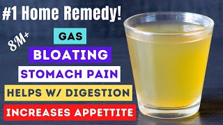 Natural Home Remedy for Belly Bloating Gas amp Stomach Pain  Reduces Gas  8M Babies [upl. by Waddington583]