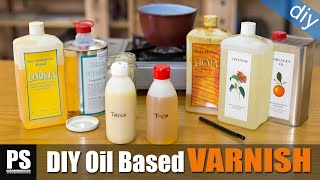 How to make an OilBased Varnish [upl. by Joacimah]