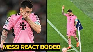 Monterrey fans booed MESSI as Inter Miami loss vs Monterrey  Football News Today [upl. by Latonia]