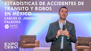 Estadísticas de accidentes de tránsito y robo en México [upl. by Minardi105]