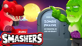 Graveyard Smash 🪦💥 Kids Action Cartoons Zuru Smashers World 🦖 Smashers Animated Stories [upl. by Eimmij881]