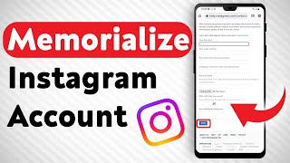 How To Memorialize An Instagram Account  Full Guide [upl. by Anaeerb]