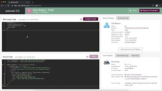 How to create an IoT App for Estimote LTE Beacon using JavaScript [upl. by Anabahs]