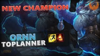 ORNN TOP NEW CHAMPION GAMEPLAY  NÃO PRECISA VOLTAR BASE PTBR [upl. by Congdon]