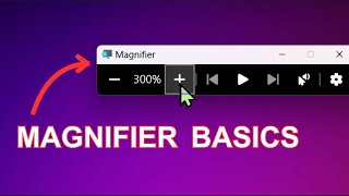 How to Use Magnifier for Reading 📖  Windows Accessibility Guide [upl. by Goddord885]