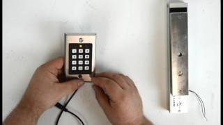 How to Control a Magnetic Lock from a Keypad [upl. by Cutcheon]