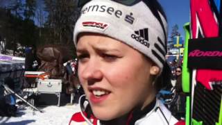 Alpin Interview mit Viktoria Rebensburg 03032012 [upl. by Ymled]