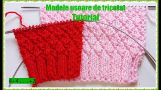 Model tricotat manual pentru sezonul rece [upl. by Tabbitha]