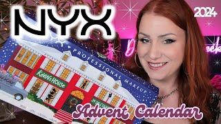 UNBOXING NYX 2024 MAKEUP ADVENT CALENDAR  FULL SIZES ARE BACK AND ITS GOOD [upl. by Worlock856]