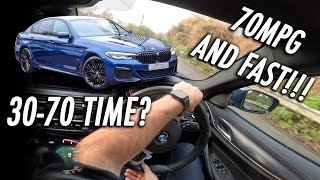 2020 BMW 530D XDRIVE DRIVING POVREVIEW  THE BEST 5 SERIES [upl. by Marv712]