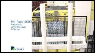 Automatic layer by layer palletizer  PalPack 4000 [upl. by Dorothee]