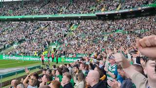 Celtic 50 Aberdeen  Piling on the Agony  Trophy day 202223 [upl. by Airdnazxela]