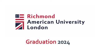 Richmond American University London Graduation 2024  Afternoon Event [upl. by Einama624]