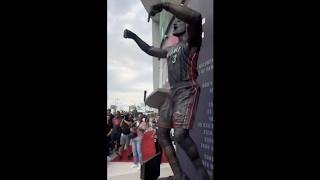 Dwyane Wade Gets His Own Statue Outside Miami Heat Arena 🏀 [upl. by Gerstein]