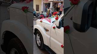 Marriage Ceremony Beautiful Wedding Car Decoration View 🌹🌹🌹shortsfeed youtubeshorts shorts [upl. by Trent957]