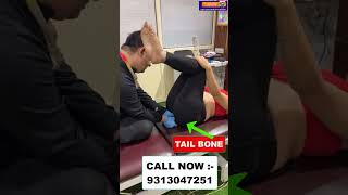 TAIL BONE Treatment  Chiropractic Treatment in India  Sitting Job  Dr Varun  Call  9313047251 [upl. by Latham]