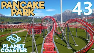 Planet Coaster PANCAKE PARK  Part 43  COASTER HIGHFIVES [upl. by Assereht]