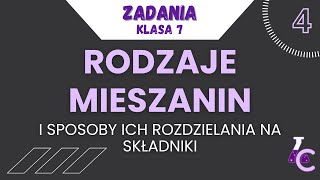 RODZAJE MIESZANIN I SPOSOBY ICH ROZDZIELANIA NA SKŁADNIKI  Nowa Era klasa 7 [upl. by Edouard22]