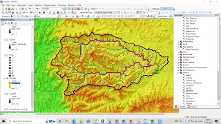 RS amp GIS QA1 How to Create Watershed using pour point  Delineation of watershed using pour point [upl. by Tymon]