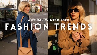 THE KEY FASHION TRENDS 2023  What to wear and how to style  AUTUMN WINTER [upl. by Nichol]