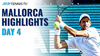 Djokovic Back In Doubles Bautista Agut Carreno Busta In Action  Mallorca 2021 Day 4 Highlights [upl. by Nisbet]