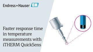 Faster response time in temperature measurements with iTHERM QuickSens [upl. by Lieberman]