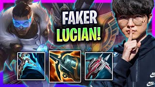 FAKER LUCIAN MID GAMEPLAY KOREA SOLOQ  T1 Faker Plays Lucian Mid vs Kalista  Season 2024 [upl. by Aima]