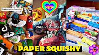 🌸PAPER SQUISHY  🌼 BEST COMPILATION 2024🌷 104 papersquishy [upl. by Haddad232]