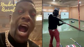 Boosie Takes His Daughters To Pro Golfers Sports amp Goes Full Demon Time In The Batting Cage 👿 [upl. by Aissyla]