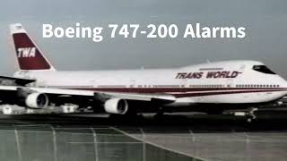 Boeing 747 200 Alarms [upl. by Sheela218]