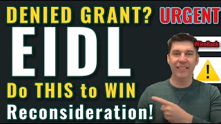 URGENT  EIDL GRANT UPDATE Grant DENIAL Fire Back and WIN Targeted Advance being Declined 10000 [upl. by Sande]