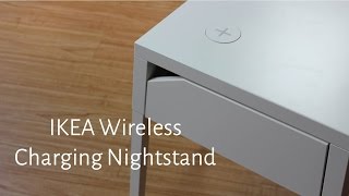 Hands On With IKEAs New Wireless Charging Nightstand [upl. by Melodie]