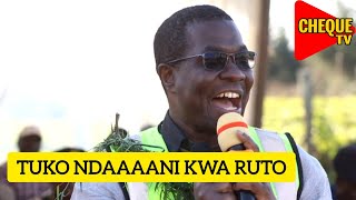 quotSISI TUKO NDAAAAANI KWA SERIKALI YA RUTOquot Railas CS Opiyo Wandayi ROARS in Kuresoi North [upl. by Leirbag]