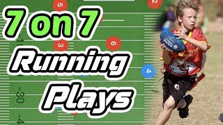 Simple 7 on 7 Running Flag Football Plays [upl. by Leicam]