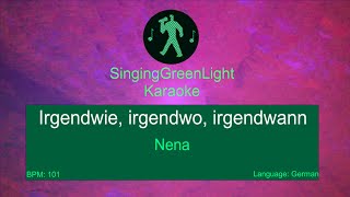 Nena  Irgendwie irgendwo irgendwann  Karaoke Version  SGL146 [upl. by Rhine]