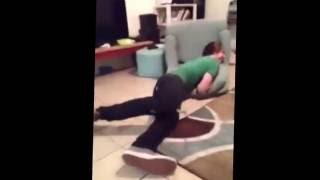 Weird guy falls off chair then farts [upl. by Nomar]