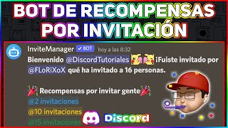 Bot Que Te Recompensa Por Invitar Gente a Tu Servidor [upl. by Keemahs]