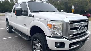 2016 f250 platinum 67 powestroke diesel [upl. by Jerrylee540]